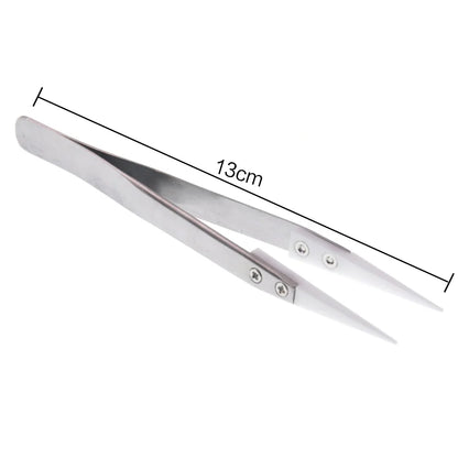 STONEGO Ceramic Tweezers, High-Temperature Resistant, Acid and Alkali Corrosion Resistant, Insulated Clamping Tool