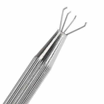 4 Claws Jewelry Beads Holder Pick-up Tool Diamond Gems Prong Holder Tweezer Catcher Grabber Stainless Steel Body Piercing Tools
