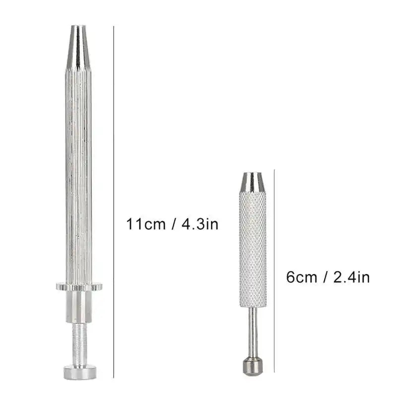 4 Claws Jewelry Beads Holder Pick-up Tool Diamond Gems Prong Holder Tweezer Catcher Grabber Stainless Steel Body Piercing Tools
