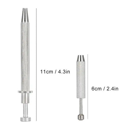 4 Claws Jewelry Beads Holder Pick-up Tool Diamond Gems Prong Holder Tweezer Catcher Grabber Stainless Steel Body Piercing Tools