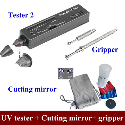 Brand Professional High Accuracy Diamond Tester 2 / 3 Gemstone Gem Selector Jewelry Watcher Tool Led Diamond Indicator Test Pen