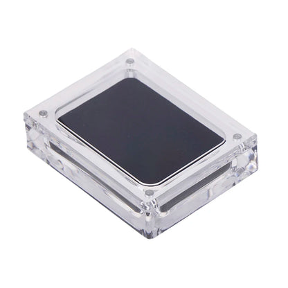 1pcs Acrylic Glass Top Gem Box Gemstone Diamond Display Stand Holder Storage Organizer Case