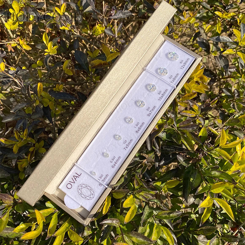 Diamond Size Comparison Set for Jewelry Store High Quality 5A CZ Gemstone Selector 11 Shapes 88 Sizes Carat Range Template Tools