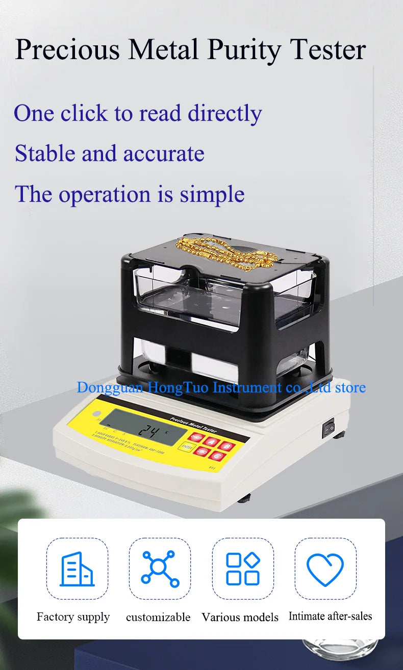 Electronic Gold Purity Testing Machine , Gold Purity Checking Machine , Gold Karat Meter Machine