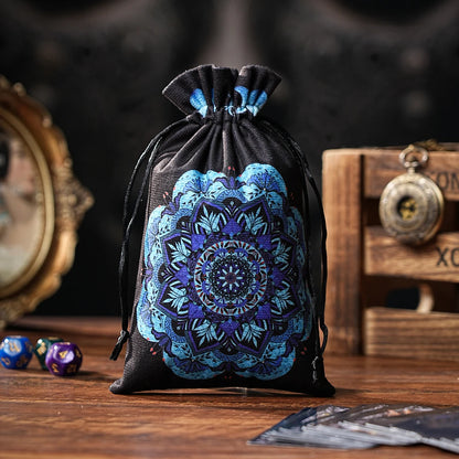 1pc/6pcs Velvet Tarot Oracle Cards Storage Bag Tarot Pouch Rune Dice Crystal Jewelry Bag Multiple Use Pouch Witch Divination