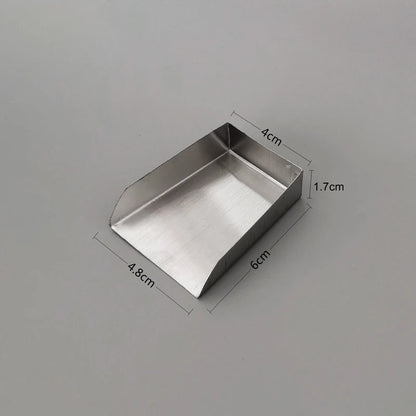 Jewelry Shovel Jewelry Scoop for Pearls Gemstones Diamond Beads Scoop Steel Otolith Shovel Tools with Plate Handle Jewelry Tools