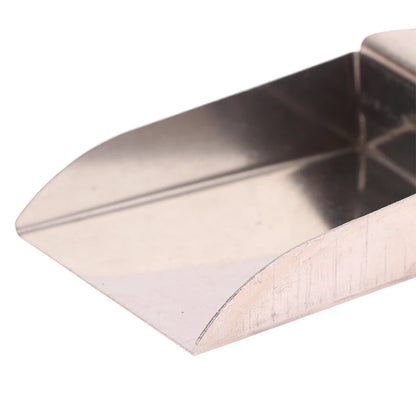Jewelry Shovel Jewelry Scoop for Pearls Gemstones Diamond Beads Scoop Steel Otolith Shovel Tools with Plate Handle Jewelry Tools