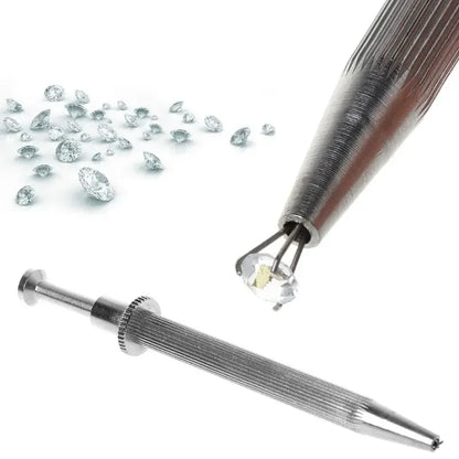 1/4pcs 3/4 Claws Jewelry Gem Beads Holder Pick-up Tool Diamonds Gemstones Stone Prong Holder Tweezers Catcher Grabbers