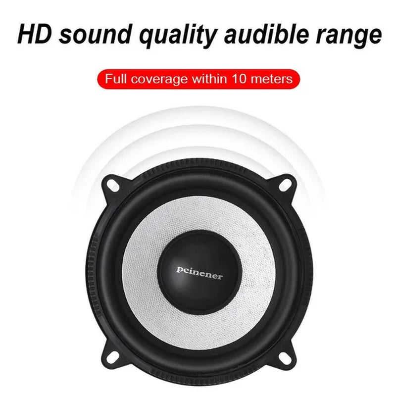 5 Inch 150W Car Component Speaker System 13Cm Vehicle Door Auto Audio Stereo Speakers Set Hifi with Tweeter Crossover