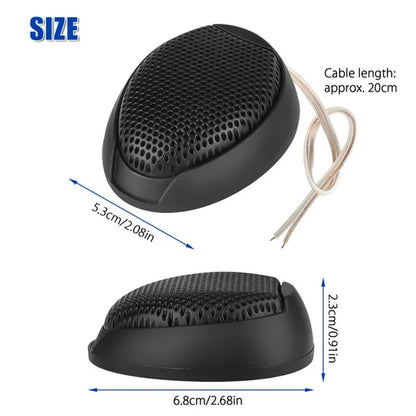 2 Pcs Universal 1000W Car Speaker Audio - Waterproof Metal Material for All Car Audio Systems