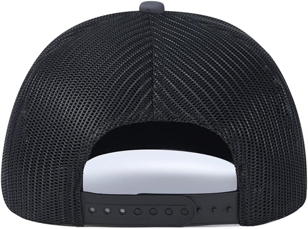 Trucker Hat - Mesh Snap Back - Unisex Adjustable Baseball Cap - Outdoor Hats for Men Women