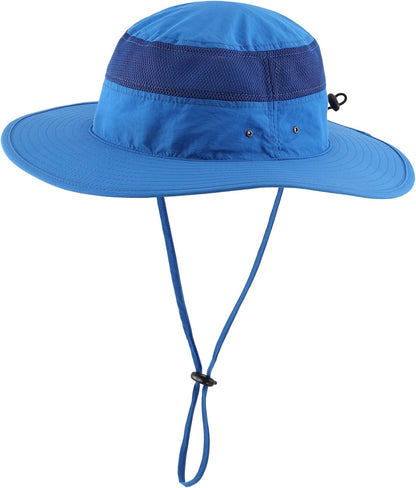 UPF 50+ Men'S Sun Hat Wide Brim Bucket Hat UV Protection Hat for Mens Womens Beach Safari Gardening Golf Fishing