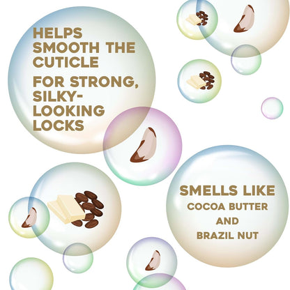 Ever Straightening + Brazilian Keratin Therapy Hair-Smoothing Conditioner with Coconut Oil, Cocoa Butter & Avocado Oil, Paraben-Free, Sulfate-Free Surfactants