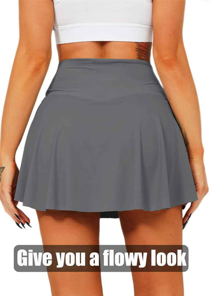 Women Tennis Skirts with Pockets High Waisted Golf Skirts Athletic Skorts Pleated Mini Skirt Workout Sport Pickleball