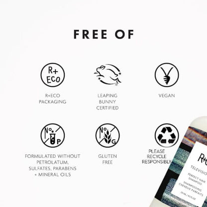 Television Perfect Hair Shampoo | Body + Shine + Smoothing for All Hair Types | Vegan + Cruelty-Free |