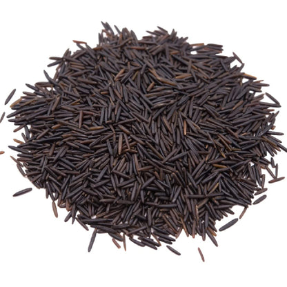 Wild Black Canadian Rice 2 LBS. Premium Grade | Top 14 Food Allergy Free | Freshly Harvested Packed in Resealable Bulk Bag | High in Protein, Fiber & Antioxidants | Gluten Peanut Tree Nut Free