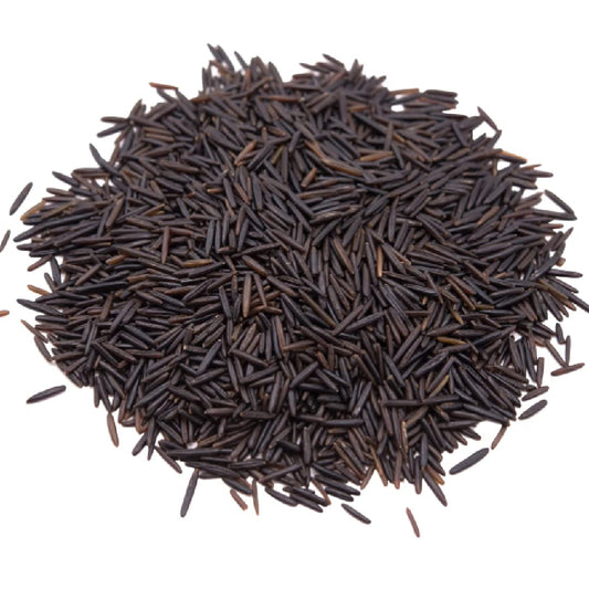 Wild Black Canadian Rice 2 LBS. Premium Grade | Top 14 Food Allergy Free | Freshly Harvested Packed in Resealable Bulk Bag | High in Protein, Fiber & Antioxidants | Gluten Peanut Tree Nut Free