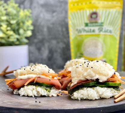 White Sushi Rice, Premium Japanese Short Grain Rice, Specially Selected, Kosher Certified, 16 Oz (Single)