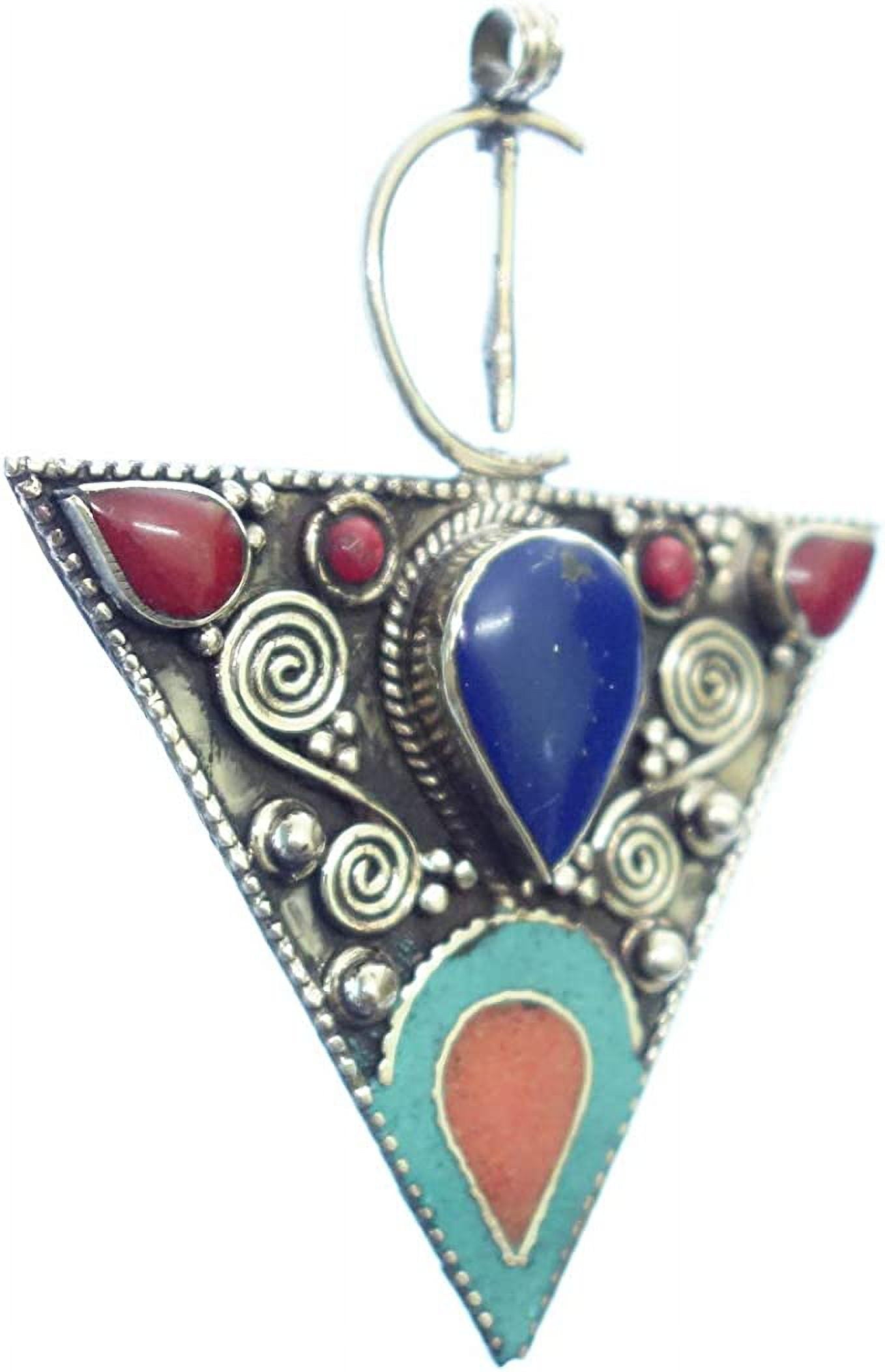 Womens Jewelry 925 Silver Plated Pendants Turquoise Coral Gemstone Birthstone Fashion Jewelry Anniversary Birthday Gifts for Mom Her