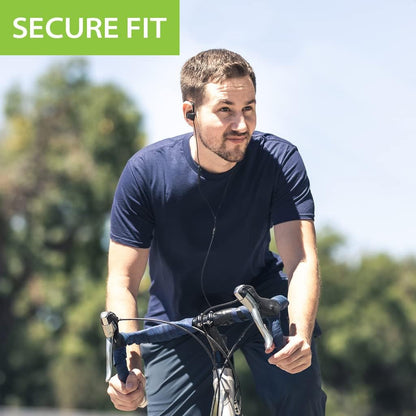 L171 - Lightning Wired Earbuds with Microphone & In-Line Volume Control, Compatible with Older Iphone 11, 12, 13, 14 Models, Mfi Certified Headphones with Ear Hook for Running & Sports