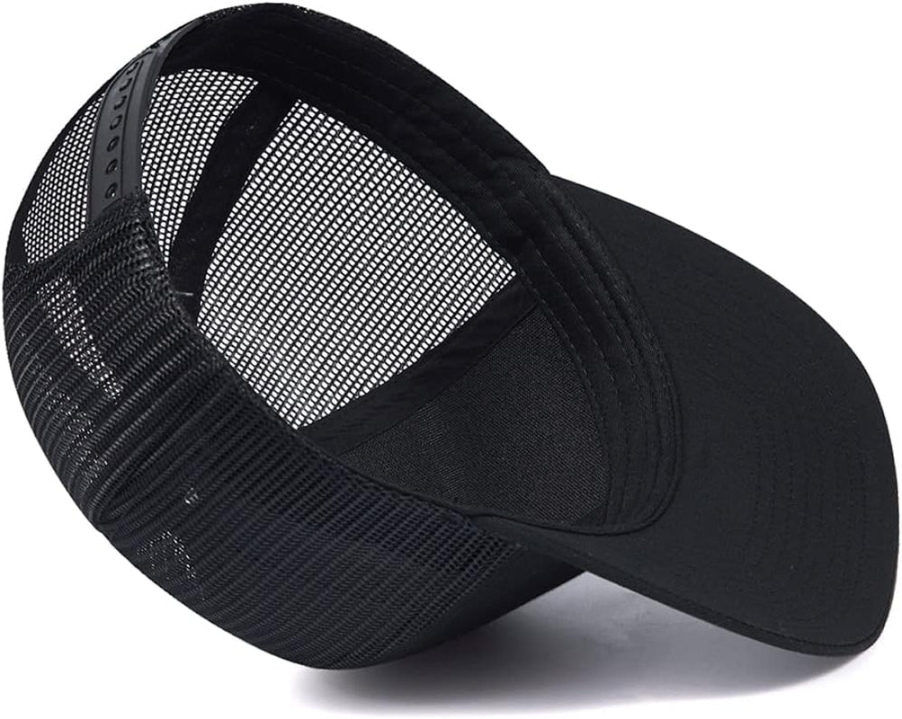 Trucker Hat - Mesh Snap Back - Unisex Adjustable Baseball Cap - Outdoor Hats for Men Women