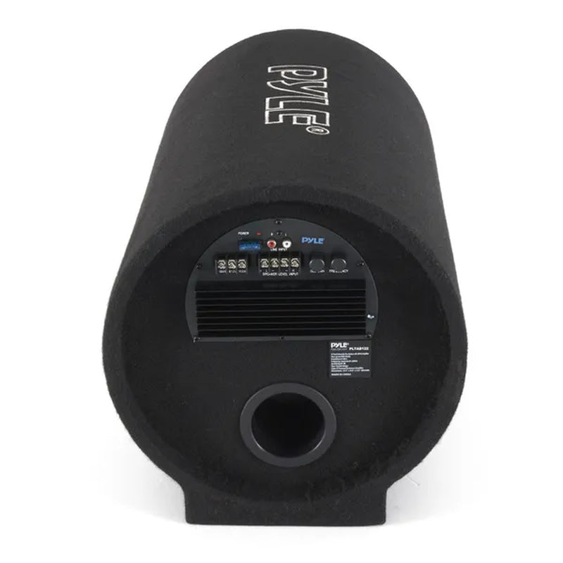 Pyle 12-Inch 600W Enclosed Car Audio Subwoofer Tube Speaker System (Open Box)