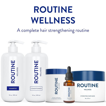 Anti-Thinning Shampoo for Thinning Hair - Biotin DHT Blocker Women & Men - Color Safe Shampoo for Hair Loss & Healthy Growth - Rose Hips - 14Oz