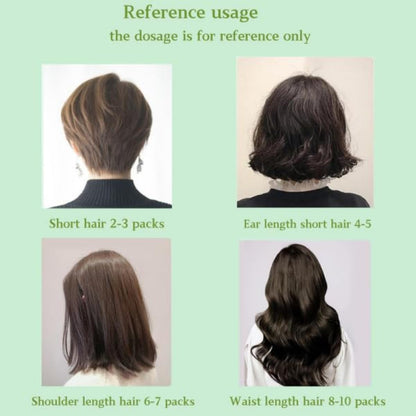 Bubble Plant Hair Dye,New Botanical Bubble Hair Dye Hair Dye Shampoo for Women Men 20Ml 10Packs/Box(Coffee Color)