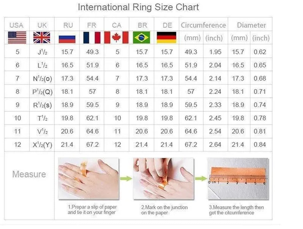 Women's Fashion  White Topaz Bridal Wedding Rings 18K Yellow Gold Filled&925 Silver Filled&14K Rose Gold Filled   Female Engagement Jewelry