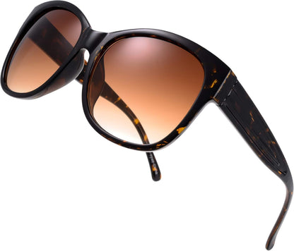 Women'S Oversized Square Jackie O Cat Eye Hybrid Butterfly Fashion Sunglasses - Exquisite Packaging