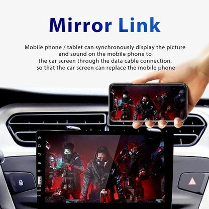 UNITOPSCI Single 1Din 9Inch Car MP5 Player Car Stereo Radio 2.5D HD 1080P Touch Screen Bluetooth Autoradio Support Mirror Link FM AUX Function with External Microphone
