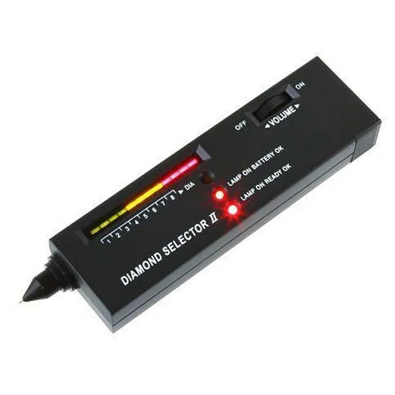 1PC Diamond Tester Gemstone Gem Selector Jewelry Watcher Tool LED Diamond Indicator Test Pen(without Battery)