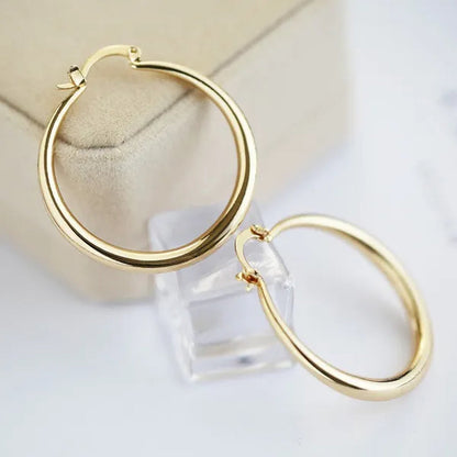 Women's Fashion 18K Gold Earrings Hoop Earrings For Women Jewelry  Party Wedding Engagement Christmas Jewelry Gifts