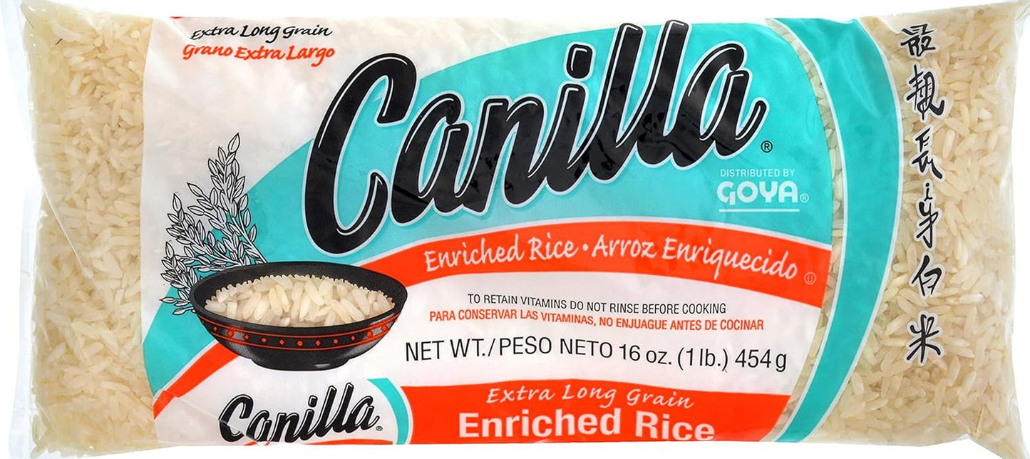 Foods Canilla Extra Long Grain White Rice, 1 Pound (Pack of 30)