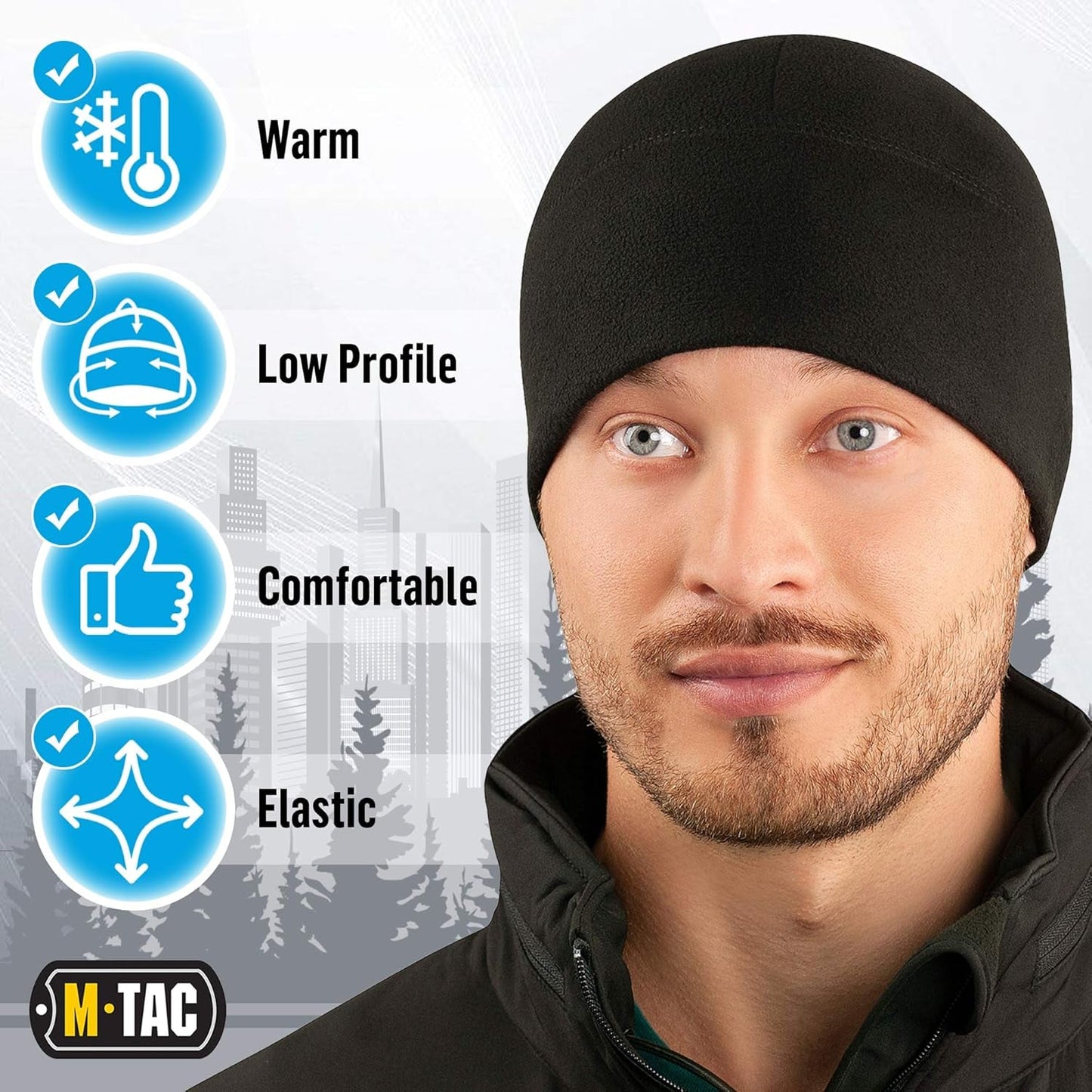 Fleece Watch Cap - Army Military Tactical Beanie Hat Winter Skull Cap