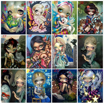 Diamond Painting Kits for Adults, DIY Full Round Drill Diamond Art  Diamond Painting By Numbers Kits Arts and Crafts for Home Wall Decor