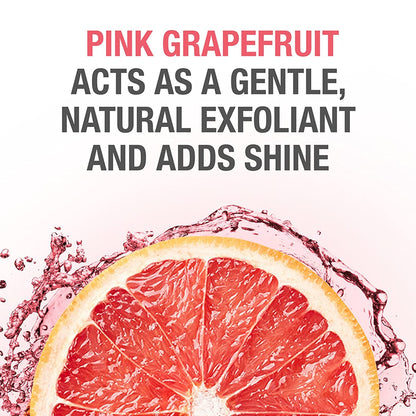 Exfoliating Healthy Scalp Clarify & Shine Shampoo for Oily Hair and Scalp, Anti-Residue Shampoo with Pink Grapefruit, Ph-Balanced, Paraben & Phthalate-Free, Color-Safe, 12Oz