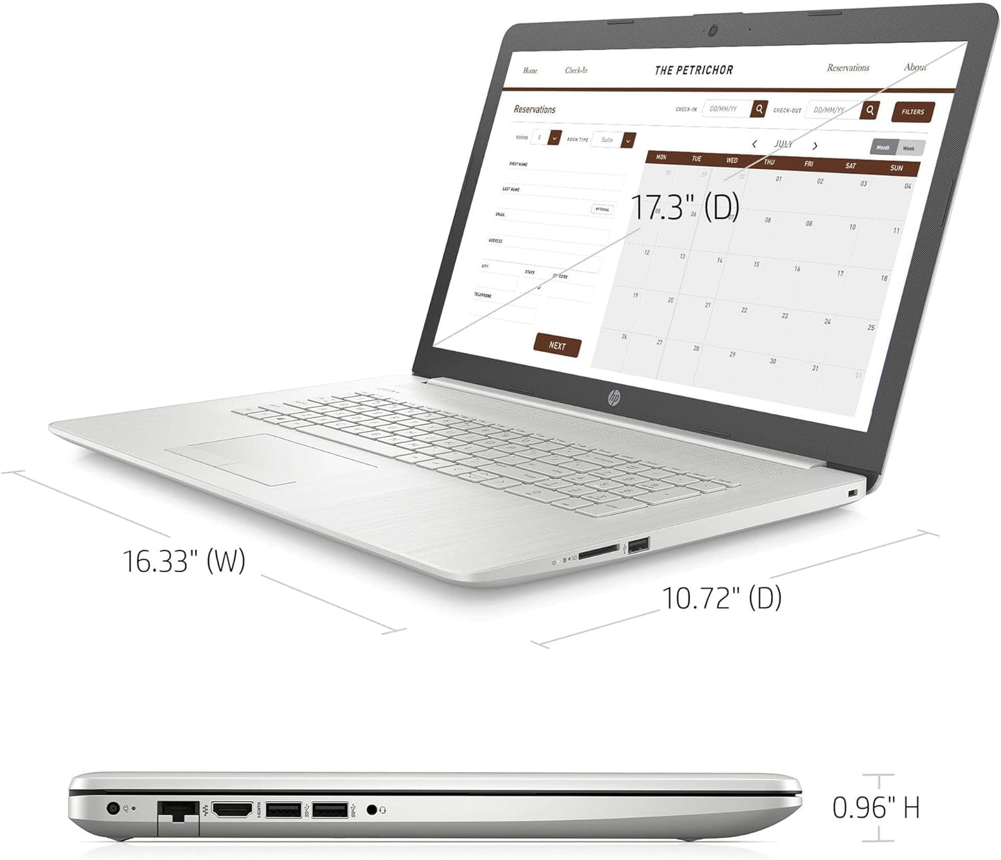 2022 Newest 17.3" HD+ Display Laptop, 11Th Gen Intel Core I3-1115G4(Up to 4.1Ghz, Beat I5-1030G7), 16GB DDR4 RAM, 1TB Pcie SSD, Bluetooth, HDMI, Webcam, Windows 11, Silver, W/ 3In1 Accessories