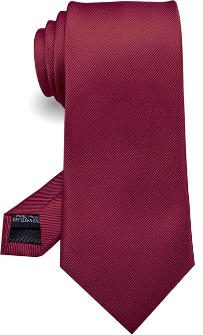 Solid Color Tie Formal Necktie for Men