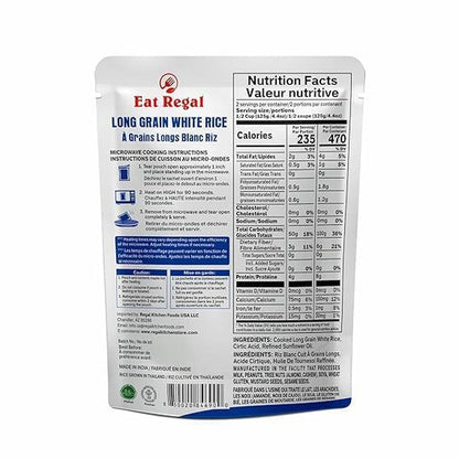 Rice 3 Flavor Heat & Eat Variety Pack of 6, 8.8Oz with Spanish, Thai Jasmine, Long Grain White Rice | Side Dish| Microwavable Food | Rice Microwavable | Heat and Eat