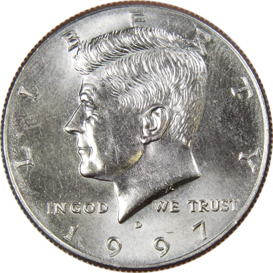 1997 D Kennedy Half Dollar BU Uncirculated Mint State 50C US Coin Collectible Master Coins