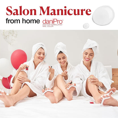 Doctor-Formulated Clear Base Coat Nail Polish, 0.5 Oz - Base Coat Nail Polish with Undecylenic Acid, Vitamins & Biotin - Nail Base Coat for Stronger, Healthier Nails, Manufactured in the USA