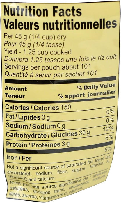 '- White Basmati Rice - Classic, 10 Pound