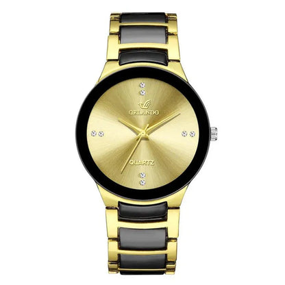 High Quality Men Stainless Steel Quartz Watch Relogio Masculino Male Fashion Casual Business Wristwatch Clock