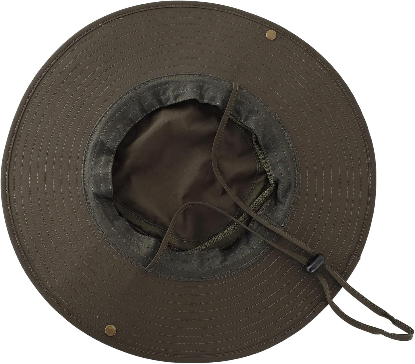 Wide Brim Sun Hat for Men Breathable Cowboy Boonie Hat UPF 50+ Sun Protection Bucket Hat for Fishing Hiking