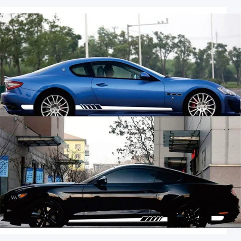 Car Sticker for Mercedes Benz Auto Racing Stripe Side Body DIY Decal Car Tuning Accessories