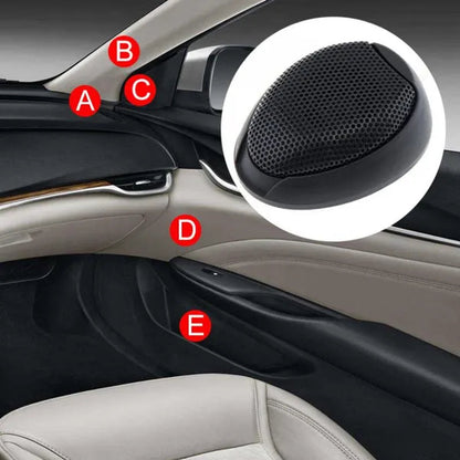 Universal 2Pcs 1000W High Efficiency Mini Dome Tweeter Speakers for Car Audio System