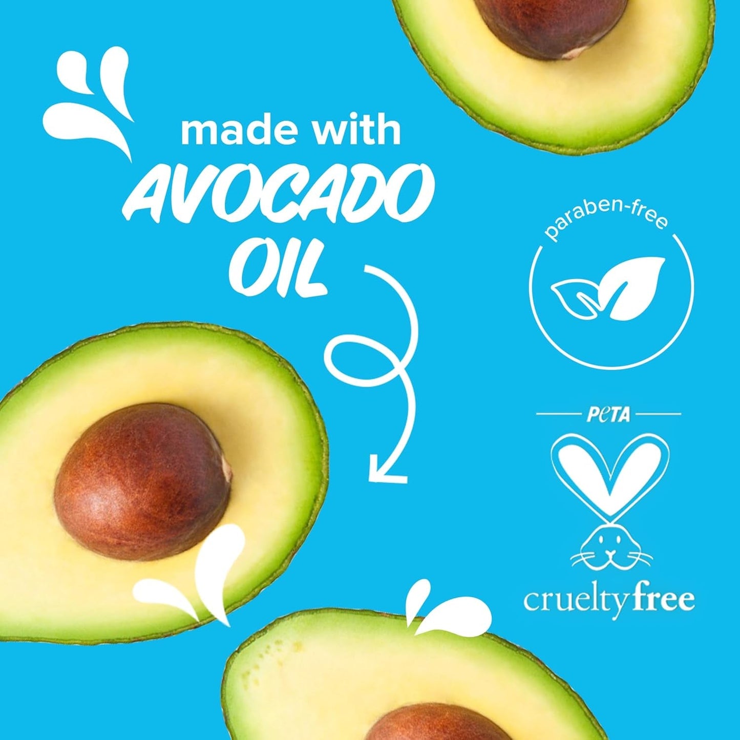 3 Minute Miracle Moist Deep Conditioner for Dry Hair, Avocado & Jojoba Oil, Safe for Color Treated Hair, Nourishing Hydration, Silky Shine, Paraben-Free, 16 Fl Oz Each, Triple Pack