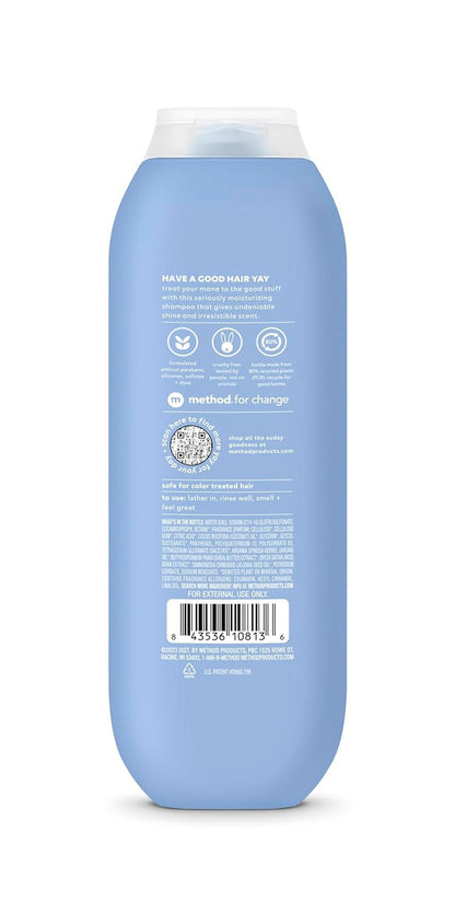 Moisturizing Shampoo, Simply Nourish with Shea Butter, Coconut, and Rice Milk Scent Notes, Paraben and Sulfate Free, 14 Oz (Pack of 1)