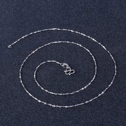 7PCS Mix 18K Gold 925 Sterling Silver Men's Link Necklace Women's Chain Jewelry Link Necklace Set Chains+Lobster Clasps 925 Tag 1/3/5/7PCS